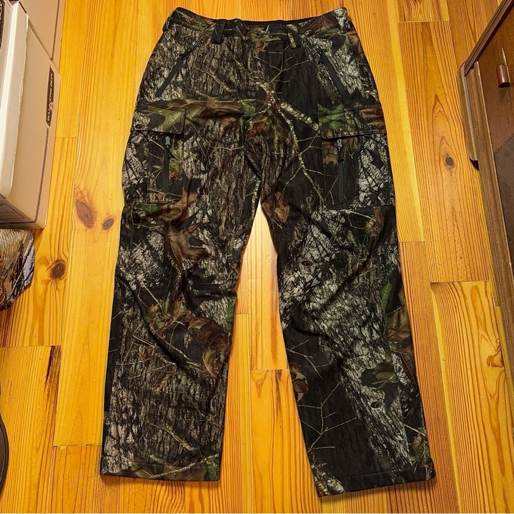 Vintage LL Bean Camo Pants Mens 36 X 31 Gore Tex Hunting Breakup Mossy Oak